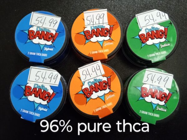 2G Delta Bang THCA Dabs - 96%