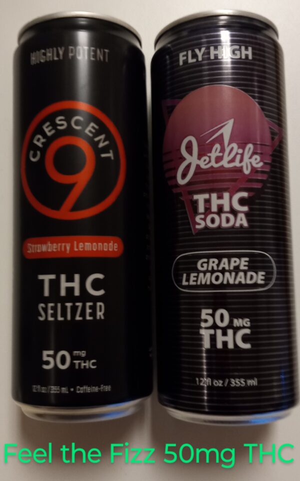 THC Seltzer and Soda - 50mg